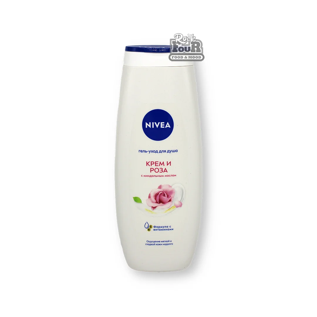 Shower gel "Nivea Cream and Rose" 500ml
